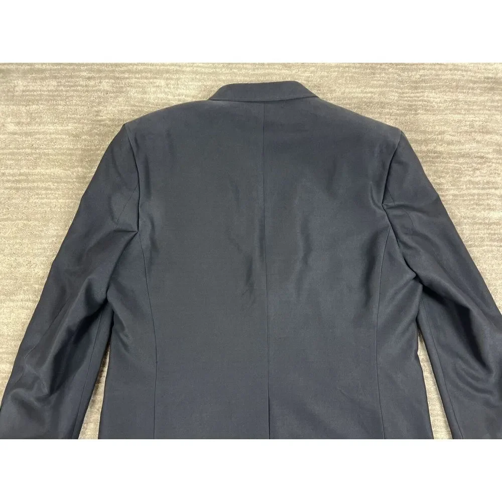 Chaps Blazer Mens 46L Gray Sport‎ Coat Jacket Longsleeve CA01129